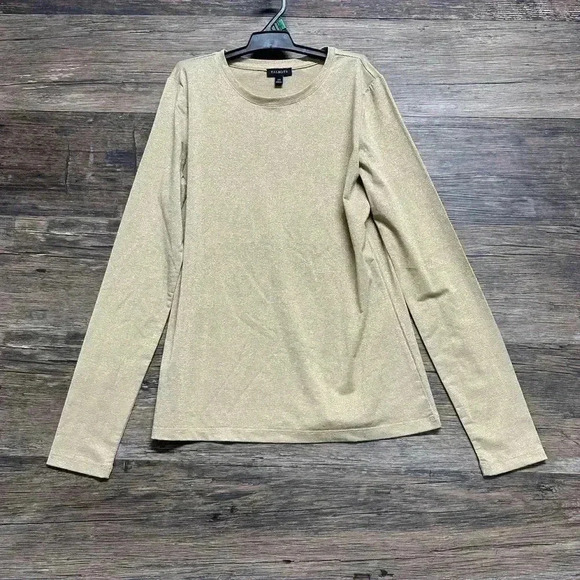 Talbots Gold Long Sleeve Top - Picture 1 of 4